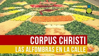 Corpus Christi en La Villa de los Santos las alfombras [upl. by Anihcak767]