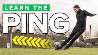 LEARN THE quotPINGquot  Long pass football skills tutorial [upl. by Wyn]