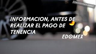 Información antes de pagar tú tenecia en Edomex [upl. by Smoht368]