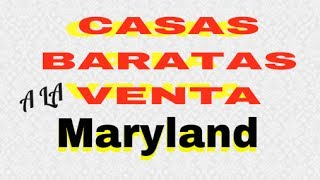 Casas a la Venta en Maryland  Incluyendo Todas Las Casas Reposeidas de Descuento [upl. by Ivar]