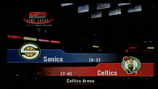 Seattle Sonics vs Boston Celtics [upl. by Leonora288]