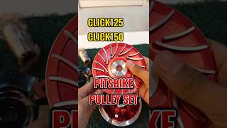 CLICK125  CLICK150 PULLEY SET V2V3 118MM14Degree angle motosenpaiph Pitsbike click125 [upl. by Ynots]