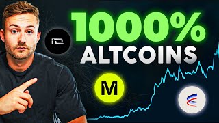 TOP 3 Altcoins To Buy Now BEFORE Crypto Pumps 100x Growth [upl. by Emelin]