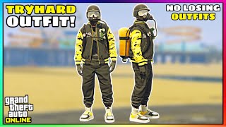 Easy Black Joggers Invisible Torso Air Tank Glitched Tryhard Outfit No Transfer GTA Online [upl. by Etsirk893]