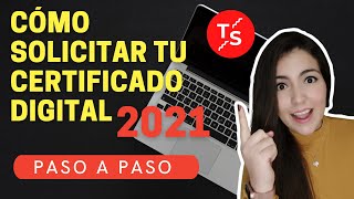 Cómo solicitar tu certificado digital 2021 [upl. by Boyse805]