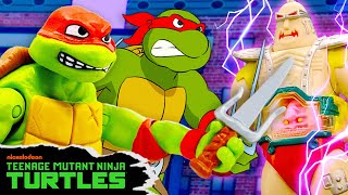 Turtle TOYS Collide in TMNT Crossover 💥 Part 1  Teenage Mutant Ninja Turtles [upl. by Anes]