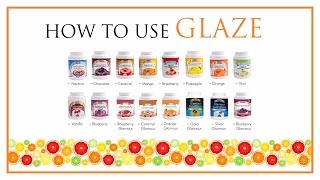 How to use Glaze for cake decoration [upl. by Ellertal]