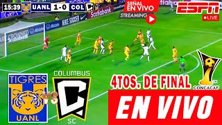 🏆CONCACHAMPIONS Tigres vs Columbus Crew en vivo Ver Partido Tigres vs Columbus Crew 4tos de Final [upl. by Hummel]