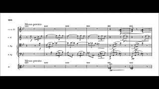 Brahms Schoenberg Piano Quartet No 1 in G minor IV score from measure 1107 [upl. by Amalia]