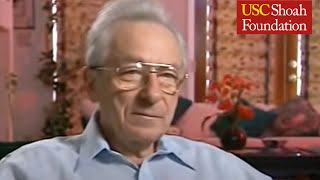 Holocaust Survivor Daniel Geslewitz Testimony  USC Shoah Foundation [upl. by Asyral]