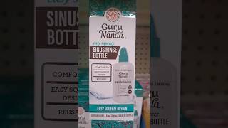 Guru Nanda Sinus Rinse Bottle 🤧allergies 😊health rinse [upl. by Orland506]