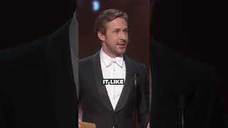 Ryan Gosling and Russell Crowe FIGHT while presenting the best adapted screenplay Oscar shorts [upl. by Nniw576]