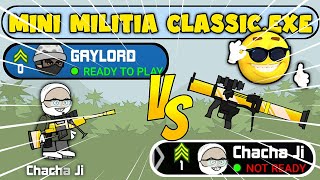 Mini Militia Classicexe funny gameplay  ft Gaylord 💀 [upl. by Ennayhc]