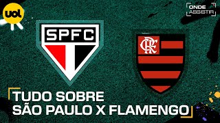 SÃO PAULO X FLAMENGO ONDE ASSISTIR TRANSMISSÃO AO VIVO E HORÁRIO PELO BRASILEIRÃO [upl. by Coward]