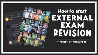 How to start revising for the QCE external exams [upl. by Aehtorod635]