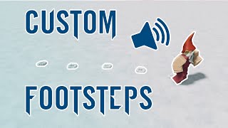 Custom Footstep Sounds and Effects in Your Roblox Game [upl. by Downing]