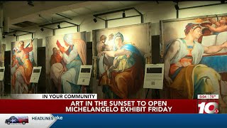 VIDEO Michelangelo’s Sistine Chapel Exhibit coming to Amarillo this Friday [upl. by Clarisse]