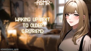 ASMR ROLEPLAY ♡waking up next to older girlfriend♡ binauralF4A [upl. by Aileda618]