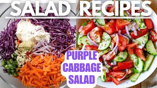 SKINCARE SALAD RECIPE PURPLE CABBAGE Benefits on skin amp GUT healt salad skincaretips saladrecipe [upl. by Cyler]