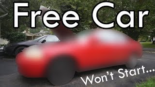 How to Fix a FREE CAR that Cranks but Wont Start [upl. by Sampson]