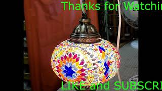 Rewiring Turkish Moroccan Lamp [upl. by Guinevere]