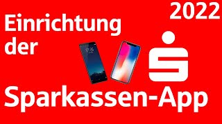 Einrichtung der SparkassenApp 2022  Online Banking Sparkasse [upl. by Minetta]