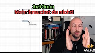 Minimalistischer Trainingsplan  8020 Prinzip in der Praxis [upl. by Telford408]