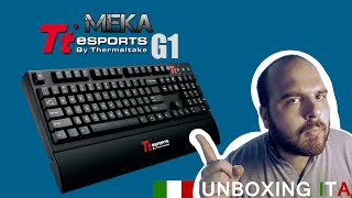 Tt eSports Meka G1  Tastiera meccanica Cherry MX Black ITA [upl. by Suriaj914]