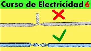 Como hacer empalmes eléctricos de forma correcta [upl. by Ahsiuqat]