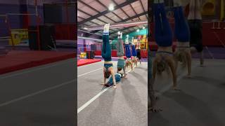 Dare you to try this handstand challenge with your friends [upl. by Esil]