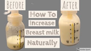 How To Increase Breast Milk Supply NaturallyFoods to boost mothers milk supply [upl. by Avlasor680]