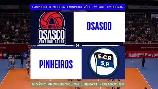 Osasco x Pinheiros Campeonato Paulista de Vôlei Feminino 2024 [upl. by Elaina181]