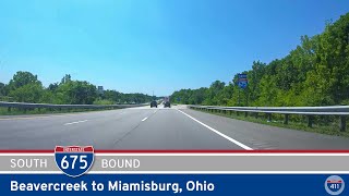 Interstate 675 Beavercreek to Miamisburg  Ohio  Drive Americas Highways 🚙 [upl. by Desmund888]