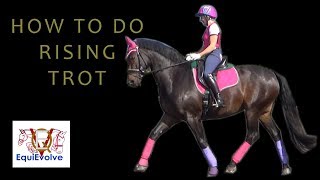 How To Do Rising Trot Posting Trot [upl. by Leahcym720]