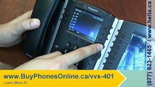 How To Configure Speed Dial Buttons on your Polycom VVX 401 Desk Phone [upl. by Tate]