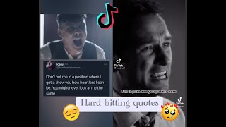 Hard hitting quotes from TikTok pt3🥀 [upl. by Mei]