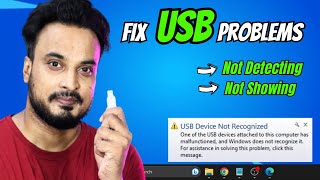 Fix USB Not Showing or Not Recognized in Windows 1011 2023 Hindi [upl. by Jamil]