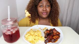 Mukbangs are disgusting The people that watch Mukbangs are disgusting mac and cheese with bbq wings [upl. by Dnumsed]