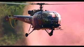 Alouette III verkennen gebied op Luchtmachtdagen 2014 GilzeRijen [upl. by Aneeh]