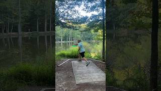 INSANE Disc Golf ACE Over Water😱 discgolf [upl. by Liuka901]