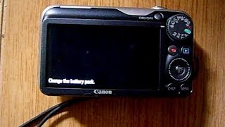 How to fix Canon quotChange the battery packquot error [upl. by Durrace]