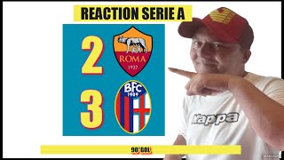 LA MIA REACTION ALLA PARTITA ROMABOLOGNA ⚡GIOCATE GRATIS CON ME [upl. by Sipple]