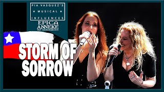 Epica Chile 2018 ft Anneke Van Giersbergen  Storm of Sorrow live  Teatro Caupolicán Santiago [upl. by Odlavu]