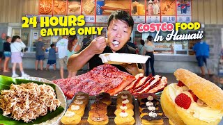 24 Hours Eating ONLY Costco Food in Hawaii Worlds BEST Costco Food [upl. by Alyose]