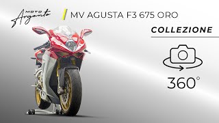 MV Agusta F3 Serie Oro  Moto da Collezione  Vista a 360°  Moto Argento [upl. by Ennagrom]