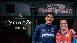 Edson Álvarez Surprises Mexican West Ham Fan 🇲🇽  West Ham x Heineken  Cheers To Hugo [upl. by Bethesda]