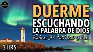 Poderosos Salmos y versículos Bíblicos para Dormir  Biblia Hablada  3 HRS [upl. by Lenrad]