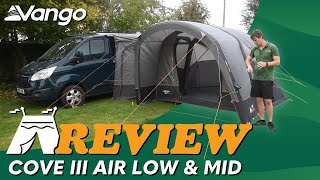 Vango Cove III Air Awning Review 2024 [upl. by Nosbig]