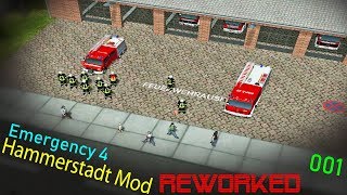 Zwei Großbrände  Lets Play Emergency 4 Hammerstadt Mod Reworked 001 [upl. by Ennaecarg]