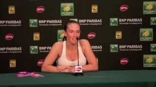 Madison Brengle Second Round Press Conference [upl. by Aicenaj]